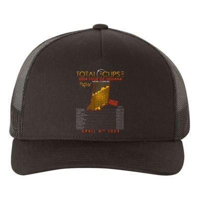 Total Solar Eclipse 2024 Of Indiana April 8th Yupoong Adult 5-Panel Trucker Hat