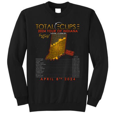 Total Solar Eclipse 2024 Of Indiana April 8th Sweatshirt