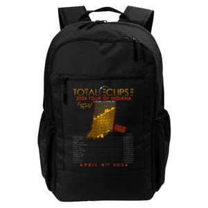 Total Solar Eclipse 2024 Of Indiana April 8th Daily Commute Backpack