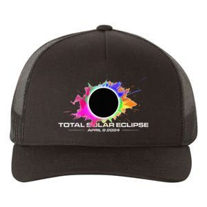 Total Solar Eclipse April 8 2024 Colorful Splash Totality Yupoong Adult 5-Panel Trucker Hat