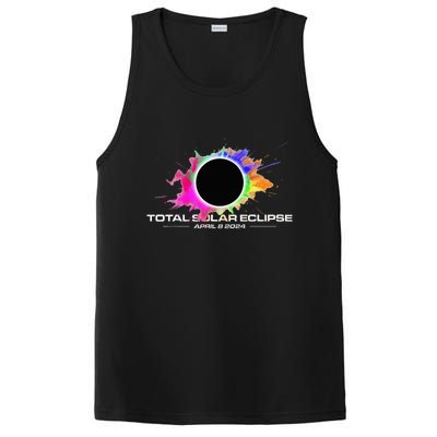 Total Solar Eclipse April 8 2024 Colorful Splash Totality PosiCharge Competitor Tank