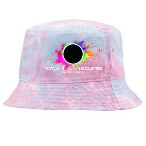 Total Solar Eclipse April 8 2024 Colorful Splash Totality Tie-Dyed Bucket Hat