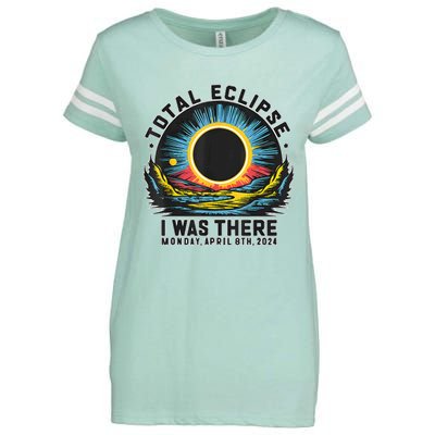 Total Solar Eclipse I Was There Monday Enza Ladies Jersey Football T-Shirt