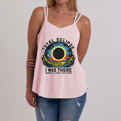 Total Solar Eclipse I Was There Monday Women's Strappy Tank