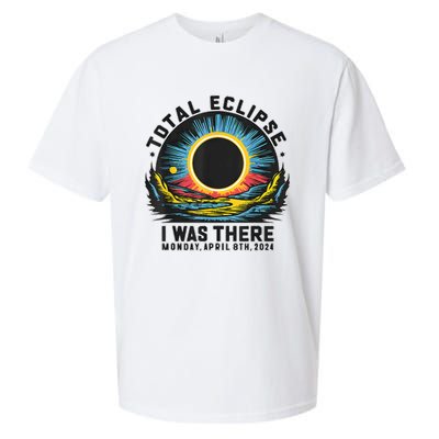 Total Solar Eclipse I Was There Monday Sueded Cloud Jersey T-Shirt