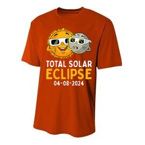 Total Solar Eclipse April 8 2024 Performance Sprint T-Shirt