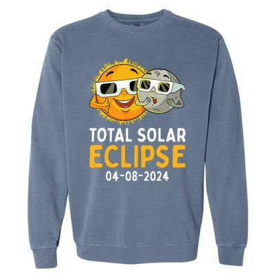 Total Solar Eclipse April 8 2024 Garment-Dyed Sweatshirt