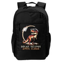 Total Solar Eclipse 4.08.24 Dinosaur Solar Eclipse 2024 Daily Commute Backpack