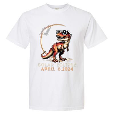 Total Solar Eclipse 4.08.24 Dinosaur Solar Eclipse 2024 Garment-Dyed Heavyweight T-Shirt