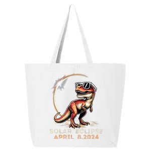 Total Solar Eclipse 4.08.24 Dinosaur Solar Eclipse 2024 25L Jumbo Tote