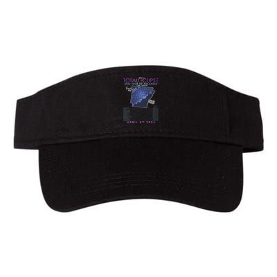 Total Solar Eclipse 2024 Of Arkansas Valucap Bio-Washed Visor