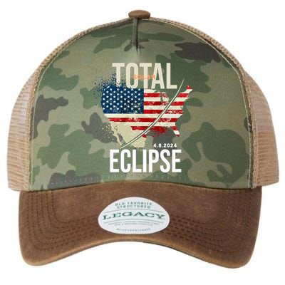 Total Solar Eclipse United States 4.8.2024 Legacy Tie Dye Trucker Hat