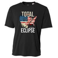 Total Solar Eclipse United States 4.8.2024 Cooling Performance Crew T-Shirt