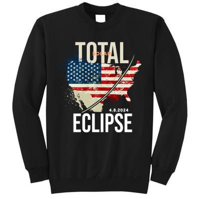 Total Solar Eclipse United States 4.8.2024 Sweatshirt