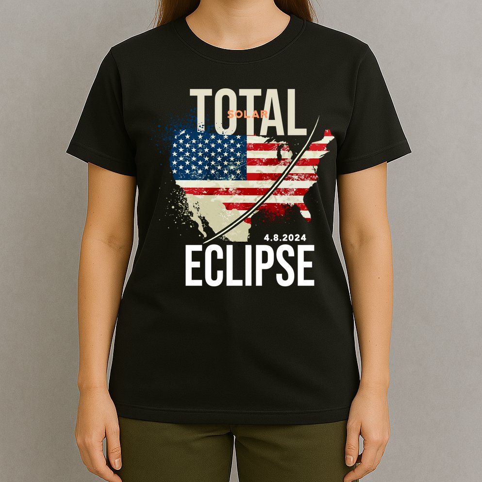 Total Solar Eclipse United States 4.8.2024 T-Shirt