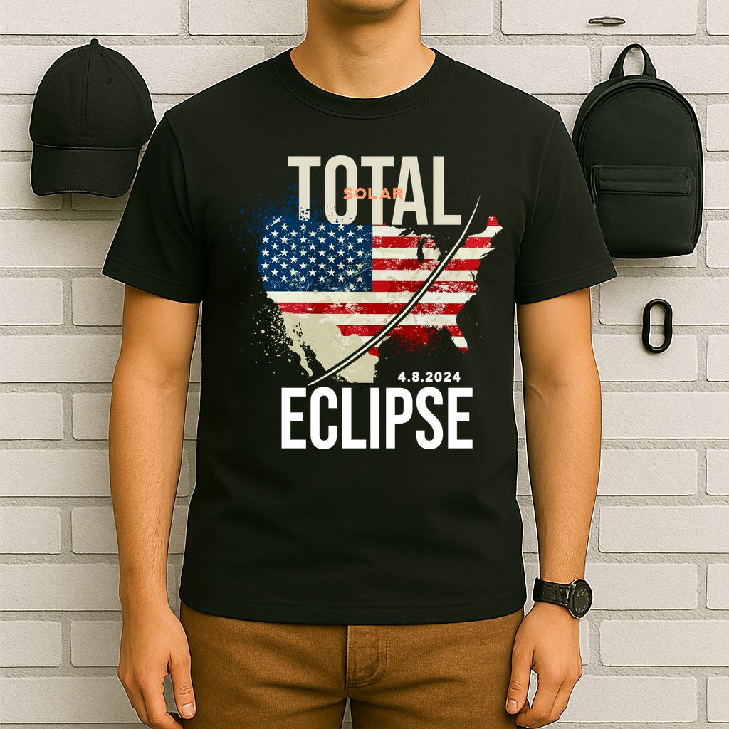 Total Solar Eclipse United States 4.8.2024 T-Shirt