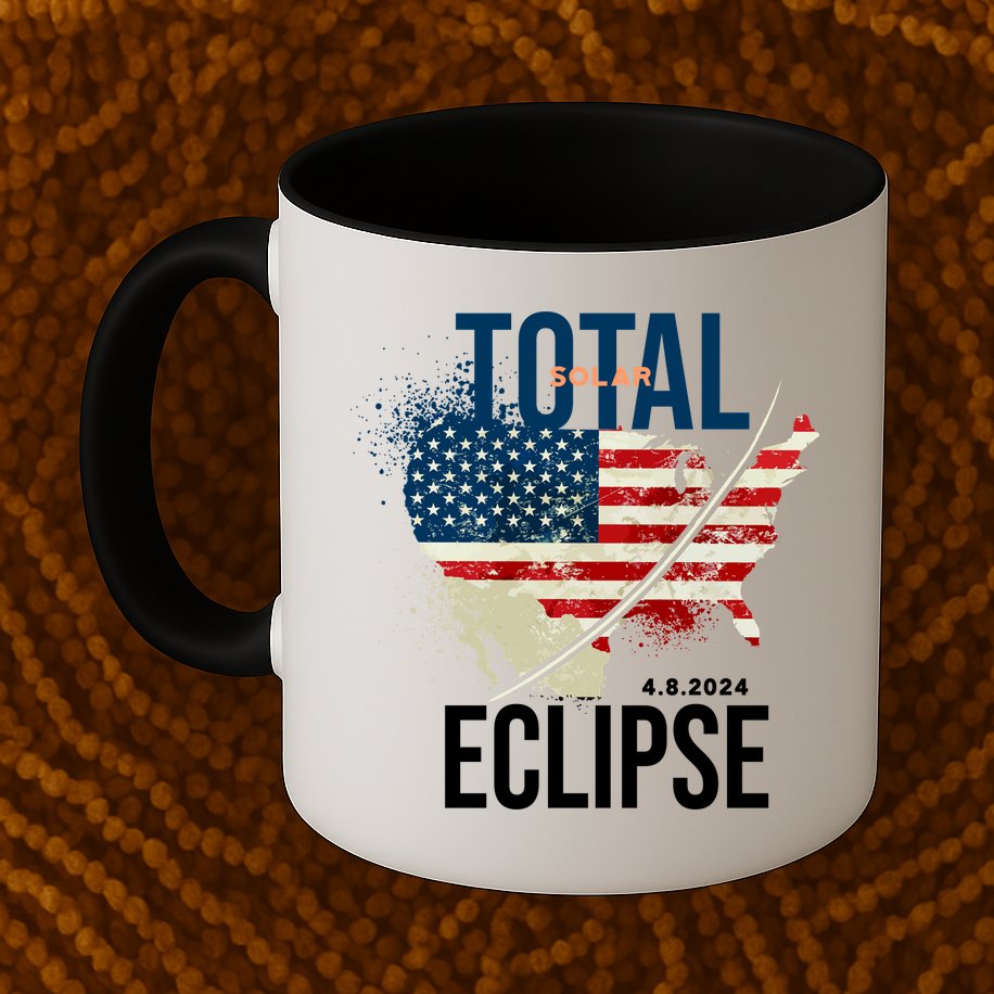Total Solar Eclipse United States 4.8.2024 Mug