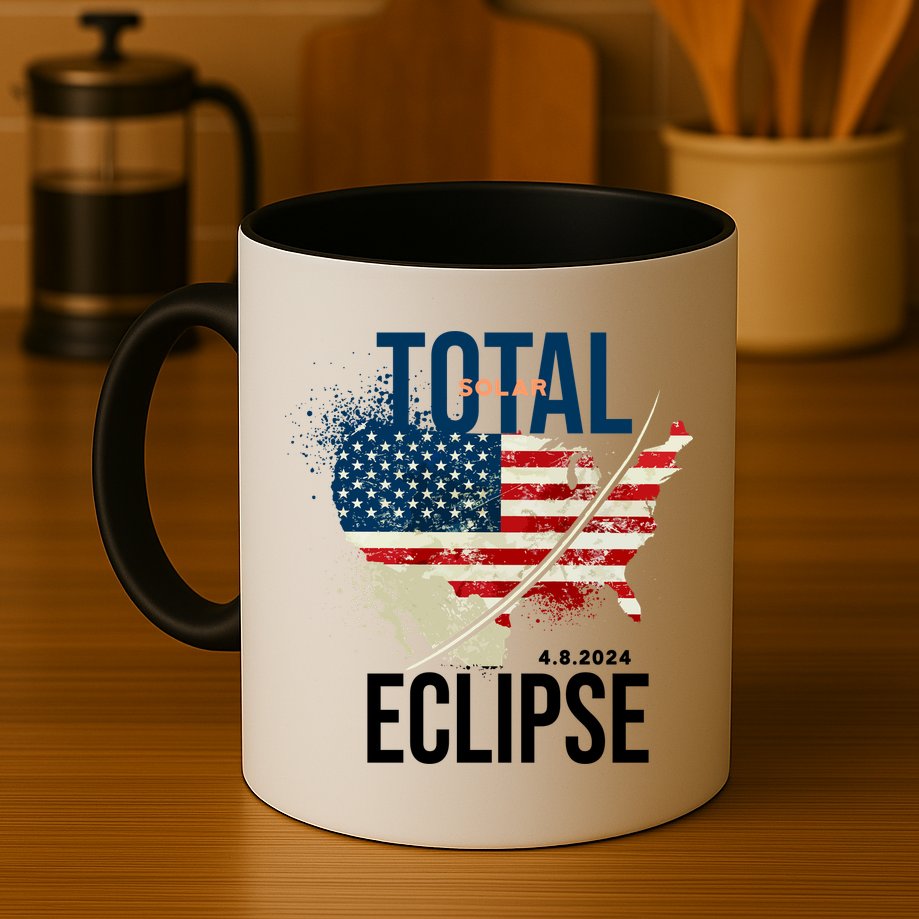 Total Solar Eclipse United States 4.8.2024 Mug