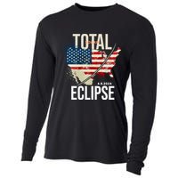 Total Solar Eclipse United States 4.8.2024 Cooling Performance Long Sleeve Crew
