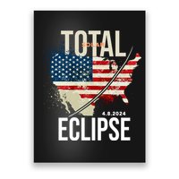 Total Solar Eclipse United States 4.8.2024 Poster