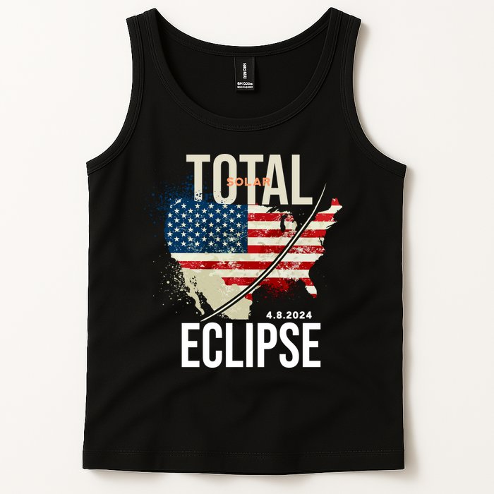 Total Solar Eclipse United States 4.8.2024 Tank Top