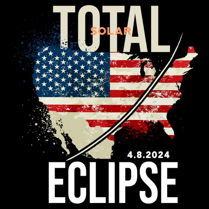 Total Solar Eclipse United States 4.8.2024 Tank Top