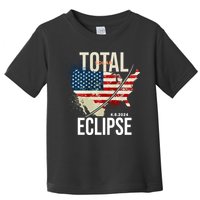 Total Solar Eclipse United States 4.8.2024 Toddler T-Shirt