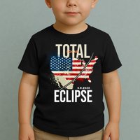 Total Solar Eclipse United States 4.8.2024 Toddler T-Shirt