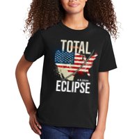 Total Solar Eclipse United States 4.8.2024 Kids T-Shirt