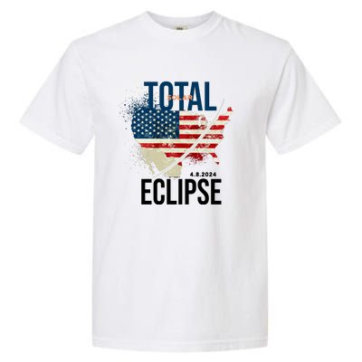 Total Solar Eclipse United States 4.8.2024 Garment-Dyed Heavyweight T-Shirt