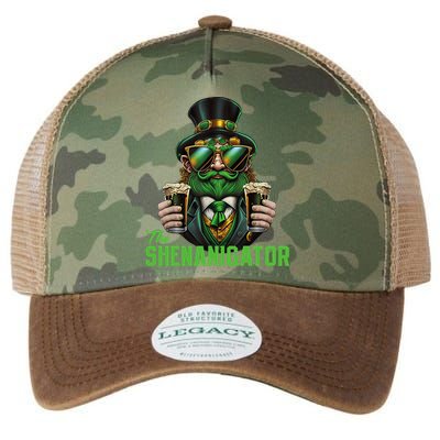 The Shenanigator, Funny Shenanigans Design For St Paddys Day Legacy Tie Dye Trucker Hat