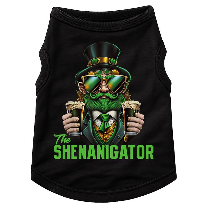 The Shenanigator, Funny Shenanigans Design For St Paddys Day Doggie Tank