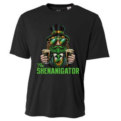 The Shenanigator, Funny Shenanigans Design For St Paddys Day Cooling Performance Crew T-Shirt