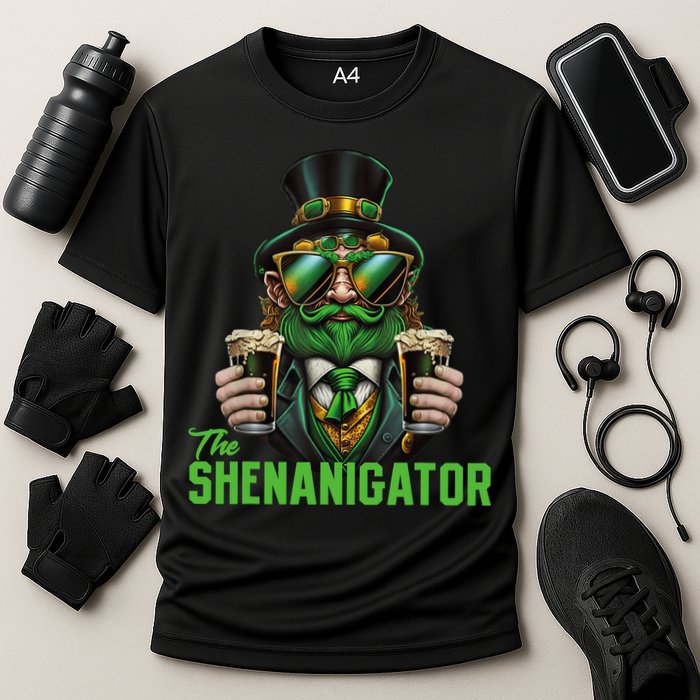 The Shenanigator, Funny Shenanigans Design For St Paddys Day Performance Shirt