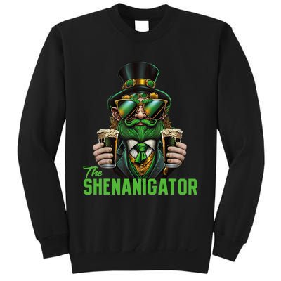 The Shenanigator, Funny Shenanigans Design For St Paddys Day Sweatshirt