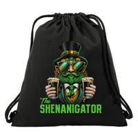 The Shenanigator, Funny Shenanigans Design For St Paddys Day Drawstring Bag