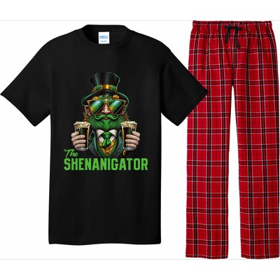 The Shenanigator, Funny Shenanigans Design For St Paddys Day Pajama Set