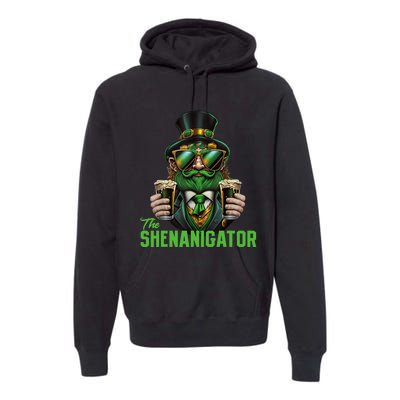 The Shenanigator, Funny Shenanigans Design For St Paddys Day Premium Hoodie