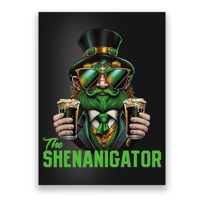 The Shenanigator, Funny Shenanigans Design For St Paddys Day Poster