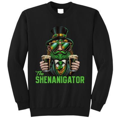 The Shenanigator, Funny Shenanigans Design For St Paddys Day Tall Sweatshirt