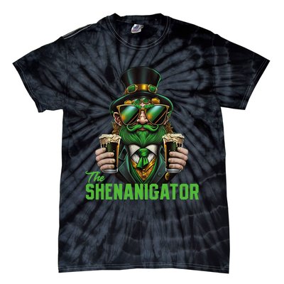 The Shenanigator, Funny Shenanigans Design For St Paddys Day Tie-Dye T-Shirt