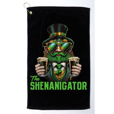 The Shenanigator, Funny Shenanigans Design For St Paddys Day Golf Towel