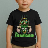 The Shenanigator, Funny Shenanigans Design For St Paddys Day Toddler T-Shirt