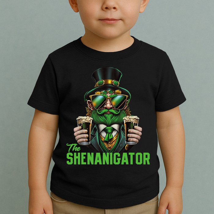 The Shenanigator, Funny Shenanigans Design For St Paddys Day Toddler T-Shirt