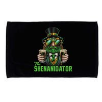 The Shenanigator, Funny Shenanigans Design For St Paddys Day Microfiber Hand Towel