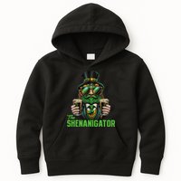 The Shenanigator, Funny Shenanigans Design For St Paddys Day Kids Hoodie