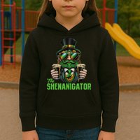 The Shenanigator, Funny Shenanigans Design For St Paddys Day Kids Hoodie