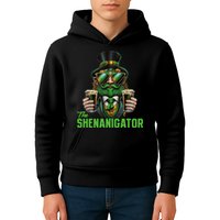 The Shenanigator, Funny Shenanigans Design For St Paddys Day Kids Hoodie