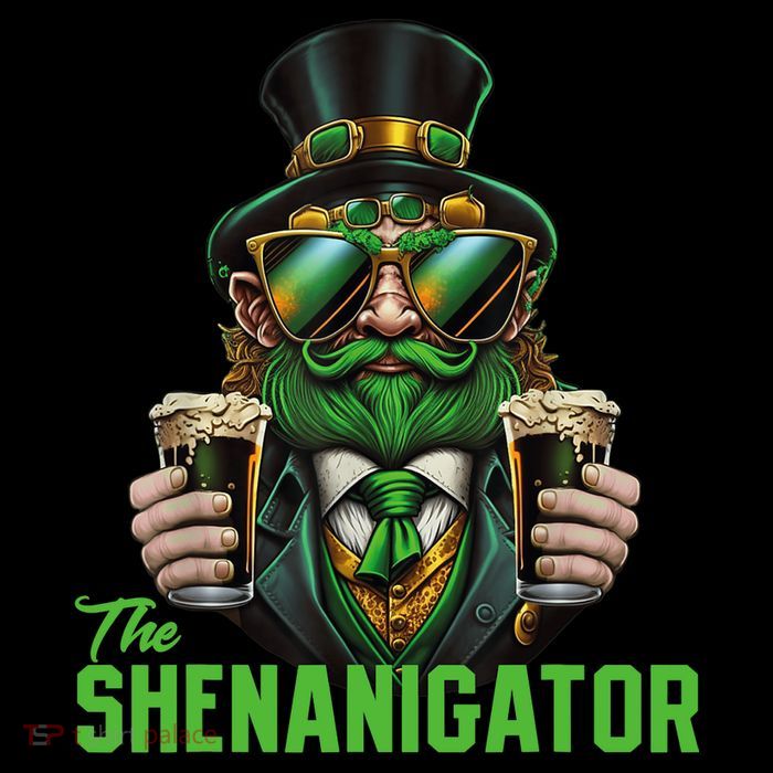 The Shenanigator, Funny Shenanigans Design For St Paddys Day Wool Snapback Cap