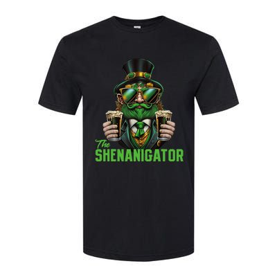 The Shenanigator, Funny Shenanigans Design For St Paddys Day Softstyle CVC T-Shirt